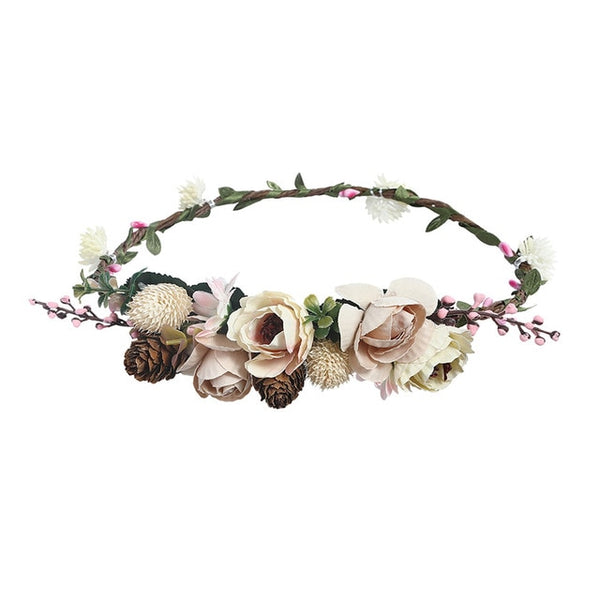 Flower Headband Bridal Hair Ornament