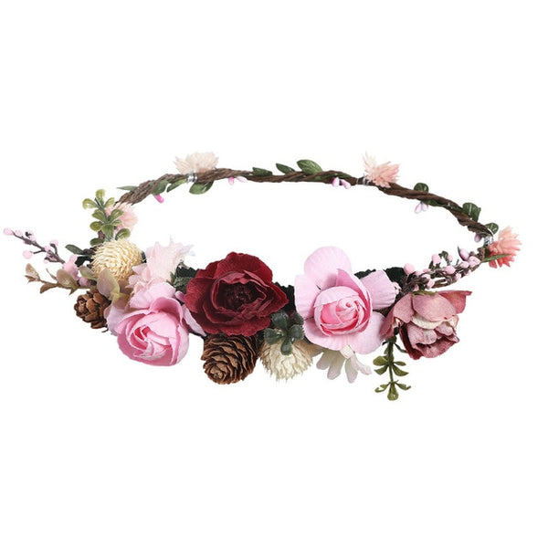 Flower Headband Bridal Hair Ornament