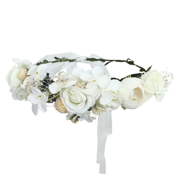 Flower Headband Bridal Hair Ornament