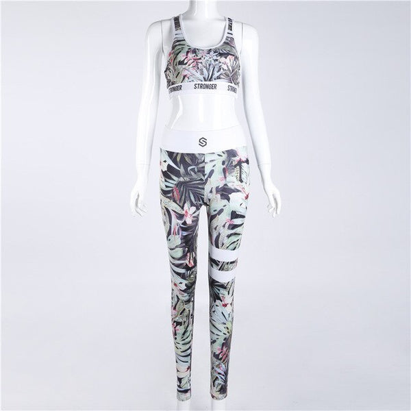 PEYTON Floral Tracksuit for Gym and Yoga