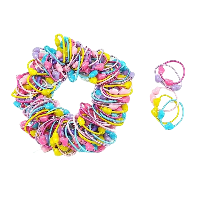 50Pcs/Lot Girls Hair Accessories Elastic Hair Bands