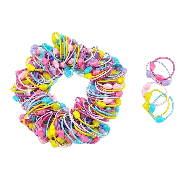 50Pcs/Lot Girls Hair Accessories Elastic Hair Bands