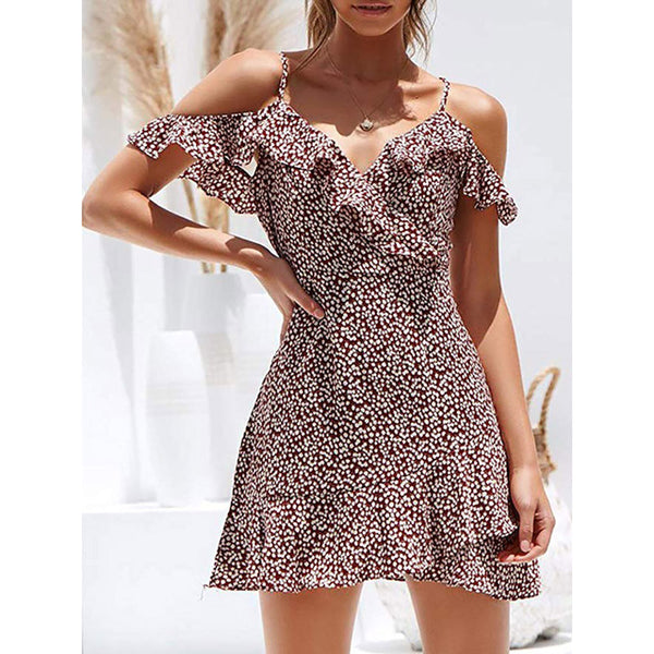 GRACE Short Floral Dress