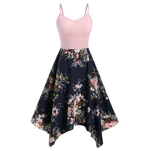 VICTORIA Plus Size 5XL women Floral Print dress