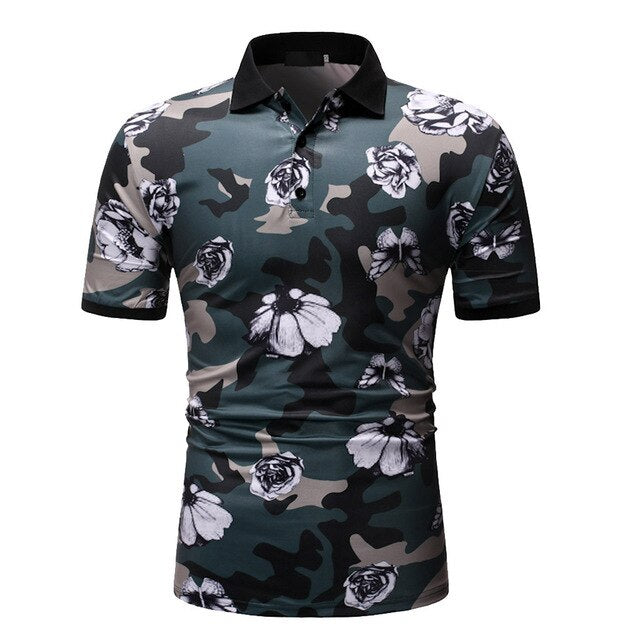 CAMERON Floral Polo shirt