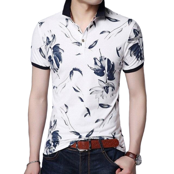 DYLAN Floral Polo Shirt