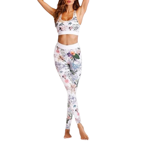 KAILA Floral Tracksuit for Gym and Yoga